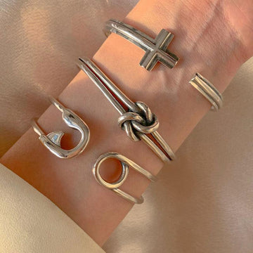 Great Gift Ideas - Fashion Creative Cross Geometric Vintage Minimalist Bracelet - The Jewellery Supermarket